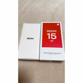 シャオミ(Xiaomi)のRedmi 15 5G 128G Titan Gray 本体 未使用(スマートフォン本体)