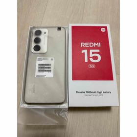 シャオミ(Xiaomi)のRedmi REDMI 15 5G 128GB チタングレー(スマートフォン本体)