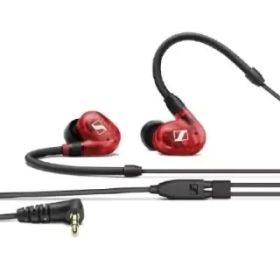 【中古】ヘッドフォン ゼンハイザー イヤーモニター IE 100 PRO (レッド) [508942]