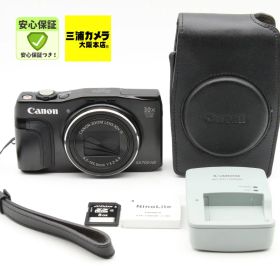 【極上品】 Canon Power Shot SX700 HS ブラック 純正レザーケース付き 光学30倍ズーム コンパクトデジタルカメラ #0401268