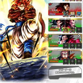 UL悟空4、ULベジータ4、ULゴジータ4共存 | ドラゴンボールレジェンズのアカウントデータ、RMTの販売・買取一覧