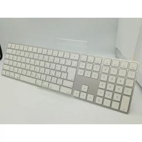 【中古】Apple Magic Keyboard（2017/テンキー付き/A1843） - 日本語（JIS） シルバー MQ052J/A【新橋烏森通り】保証期間1週間