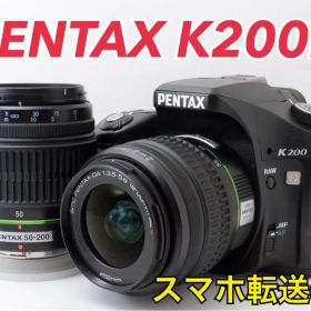 S数少！PENTAX K200D★転送OK★Wズームレンズキット