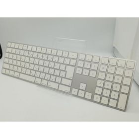 【中古】Apple Magic Keyboard（2017/テンキー付き/A1843） - 日本語（JIS） シルバー MQ052J/A【新橋烏森通り】保証期間１週間