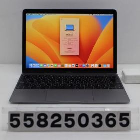 Apple MacBook Retina 12in 2017 A1534 スペースグレイ A1534 Core m3 7Y32 1.2GHz/8GB/256GB(SSD)/12W/WQXGA(2304x1440) 【558250365】