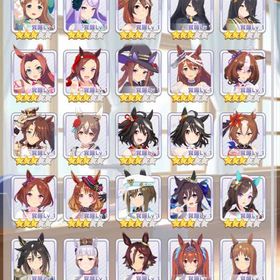 初期 強サポ多数、ステイゴールド、シングレオグリ | ウマ娘のアカウントデータ、RMTの販売・買取一覧