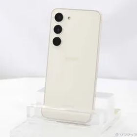 〔中古品〕 Galaxy S23 256GB クリーム SC-51D docomo SIMフリー【344】