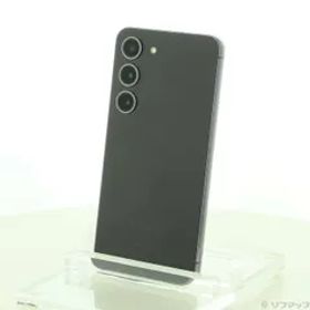 〔中古品〕 Galaxy S23 256GB ファントムブラック SCG19 au SIMフリー【295】