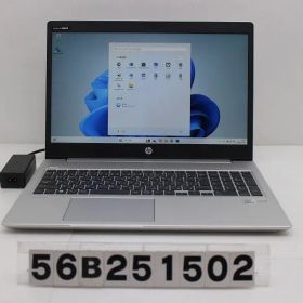 hp ProBook 450 G7 Core i5 10210U 1.6GHz/8GB/256GB(SSD)/15.6W/FHD(1920x1080)/Win11 【56B251502】