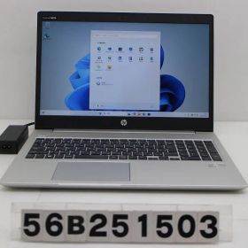hp ProBook 450 G7 Core i5 10210U 1.6GHz/8GB/256GB(SSD)/15.6W/FHD(1920x1080)/Win11 【56B251503】