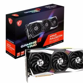 【中古】【非常に良い】MSI Radeon RX 6800 GAMING X TRIO 16G グラフィックスボード VD7459