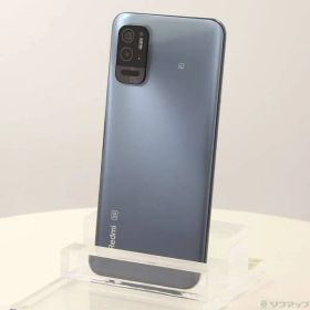 〔中古品〕 Redmi Note 10T 64GB アジュールブラック REDMINOTE10T／AB SIMフリー【348】