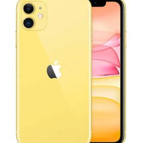 【中古】【安心保証】 iPhone11[128GB] SIMロック解除 SB/YM イエロー