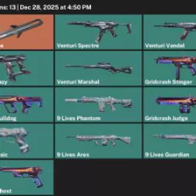 13 スキン |1 ナイフ