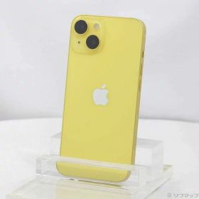 【中古】Apple(アップル) iPhone14 128GB イエロー MR3Q3J／A SIMフリー 〔ネットワーク利用制限▲〕 【262-ud】