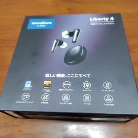 サウンドコア(soundcore)のsoundcore LIBERTY 4 完全ワイヤレスイヤホン MIDNIGH…(ヘッドフォン/イヤフォン)