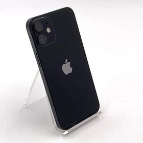 【全額返金保証】【最速発送】 iPhone mini 12 mini 64GB ブラック au 白ロム 動作確認済 83%