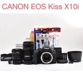 Canon キャノン EOSKiss X10i標準&望遠ダブルレン