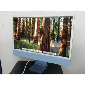 【中古】Apple iMac 24インチ 4.5K Retinaディスプレイ M1(CPU:8C/GPU:8C) 8GB/512GB ブルー MGPL3J/A (M1・2021)【千葉】保証期間１ヶ月【ランクA】