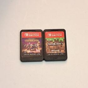 ニンテンドースイッチ(Nintendo Switch)のSwitch マインクラフト ダンジョンズ マインクラフト 2個セット(家庭用ゲームソフト)