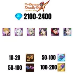 [海外] 2100-2400 虹のダイヤ |トリスタン |ゼルドリス デーモン キング・ニュー |SKULD |5 FEST UR |10-20 フェスト SSR |30-70 UR/SSR |50-100 枚 SSR