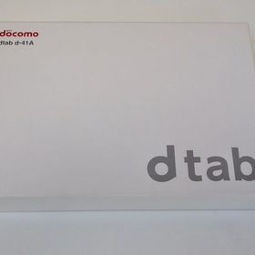 超美品 SIMフリー docomo シャープ dtab d-41A タブレット Android 白