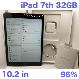 アップル(Apple)のiPad 第7世代 WiFi 32GB スペースグレイBT96%(タブレット)