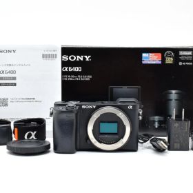 16687ショット!! 極上品 Sony α6400 ブラック 箱付き！付属品多数！ L034