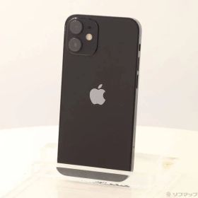 〔中古品〕 iPhone12 mini 64GB ブラック MGA03J／A SIMフリー【196】