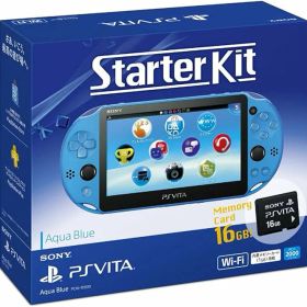 中古 PlayStation Vita Starter Kit アクア・ブルー