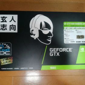 GeForce GTX 1660 6GB OC版 玄人志向