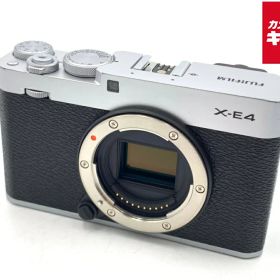 【中古】 【並品】 フジフイルム X-E4 ボディ シルバー 【ミラーレス一眼】 【6ヶ月保証】