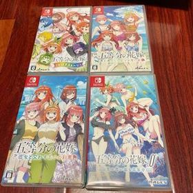 Switchソフト 五等分の花嫁∬ ～夏の思い出も五等分～ ＋映画 五等分の花嫁 君と過ごした五つの思い出 4本セット まとめ売り 中古ソフト
