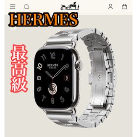 アップルウォッチ(Apple Watch)の美品 Apple Watch Herms series10 グランH セット(腕時計(デジタル))