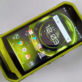 ☆京セラ TORQUE G03 au KYV41 グリーン SIMフリー