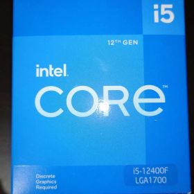 Intel Core i5-12400F 12th Gen 動作確認済み