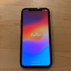 iPhone XR 256GB ブラック ケーブル付 ROOT CO. ケース付