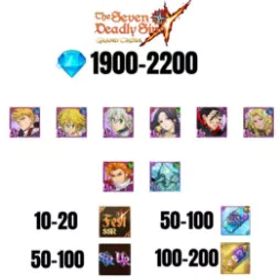 [海外] 1900-2200 虹のダイヤ |トリスタン |ゼルドリス デーモン キング・ニュー |SKULD |7 FEST UR |10-20 フェスト SSR |30-70 UR/SSR |50-100 枚 SSR