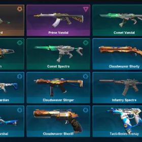 アジア太平洋 / 16 スキン / コメットソード / プライム ヴァンダル / lui500