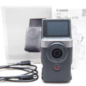 ★極上美品 Canon Vlogカメラ PowerShot V10 シルバー PSV10SL★