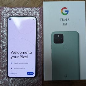 グーグルピクセル(Google Pixel)のPixel 5 ソータセージ Google 新品ディスプレイ(スマートフォン本体)