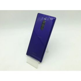 【中古】SONY docomo 【SIMロックあり】 Xperia 1 SO-03L Purple【OSU301】保証期間1ヶ月【ランクB】