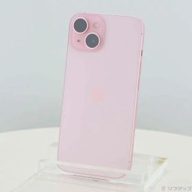 【中古】Apple(アップル) iPhone15 256GB ピンク MTMP3J／A SIMフリー 【297-ud】