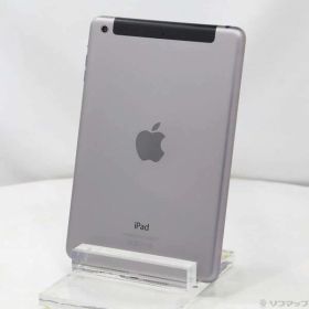 【中古】Apple(アップル) iPad mini 2 16GB スペースグレイ ME800J／A SIMフリー 【348-ud】