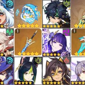 ムアラニ/サーフィンタイム/キィニチ/山の王の長牙/楓原万葉/蒼古なる自由への誓い/雷電将軍/天空の | 原神のアカウントデータ、RMTの販売・買取一覧