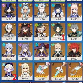 ☆5x32 マーヴィカ 鍾離 雷電将軍 フリーナ 万葉 夜蘭 ヌヴィレット アルレッキーノ 魈1凸 | 原神のアカウントデータ、RMTの販売・買取一覧