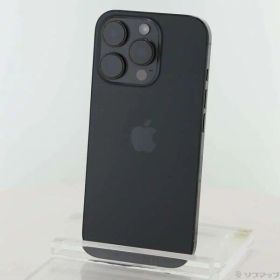 【中古】Apple(アップル) iPhone16 Pro 256GB ブラックチタニウム MYN03J／A SIMフリー 【258-ud】