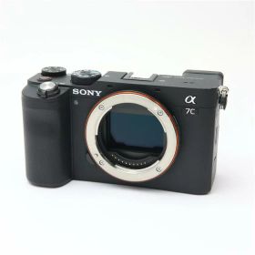 【中古】 《良品》 SONY α7C ボディ ILCE-7C ブラック 【ホットシューバネビューファインダーユニット部品交換/各部点検済】 [ デジタルカメラ ]