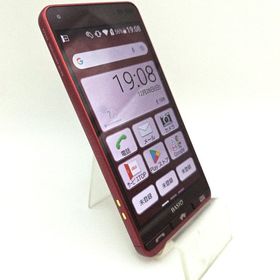 SIMロック解除済！5121019D【美品】BASIO3/KYV43(レッド)