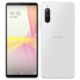【中古】A+ランク【未使用に近い】 SIMフリー XQ-BT44 SONY Xperia 10 III Lite ホワイト 利用制限-(白ロム) 送料無料